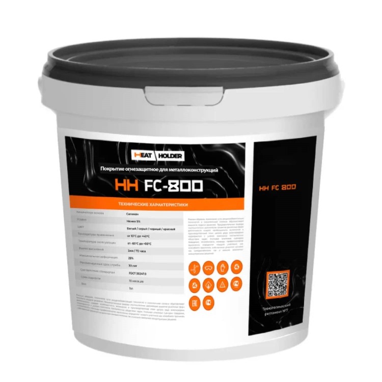 Покрытие огнезащитное терморасширяющееся для металлоконструкций HH FC-800 (20 кг)