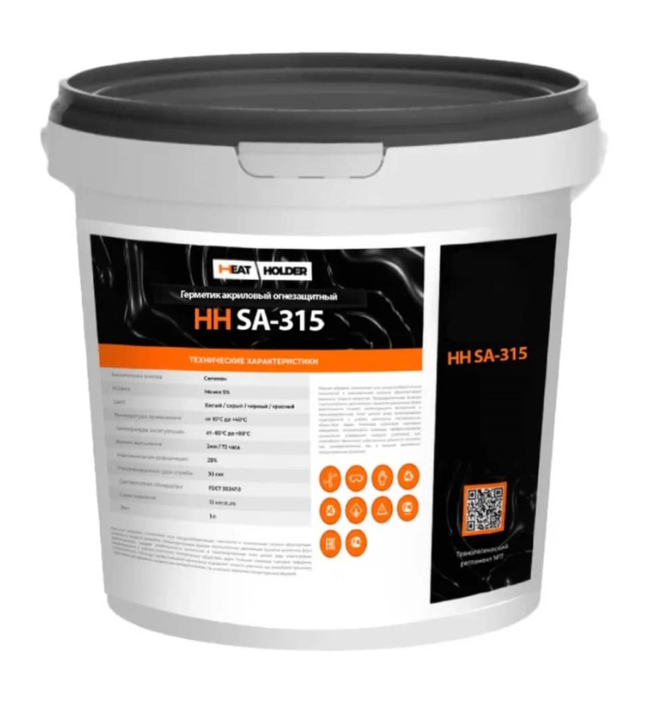 Герметик акриловый огнезащитный HH SA-315 (20 кг)