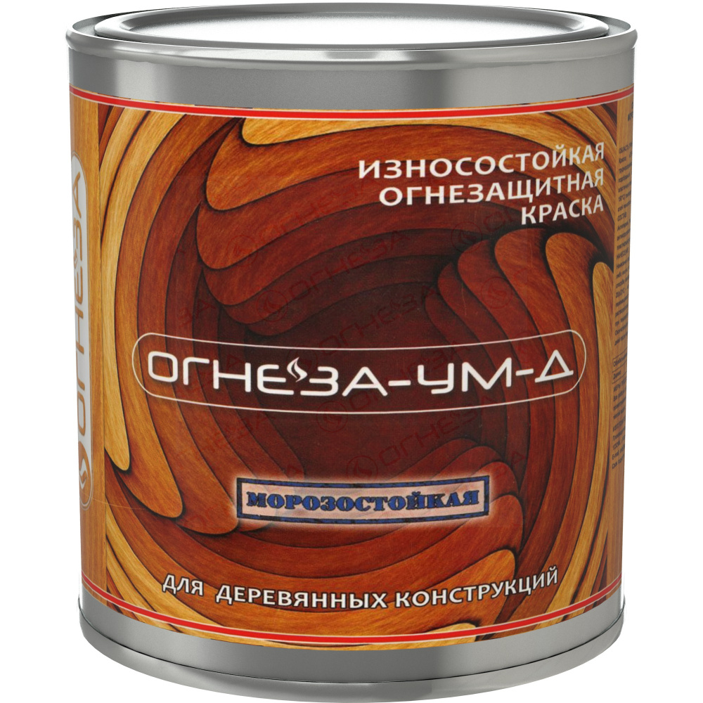 Огнезащитная краска по дереву ОГНЕЗА-УМ-Д фасадная (3кг)