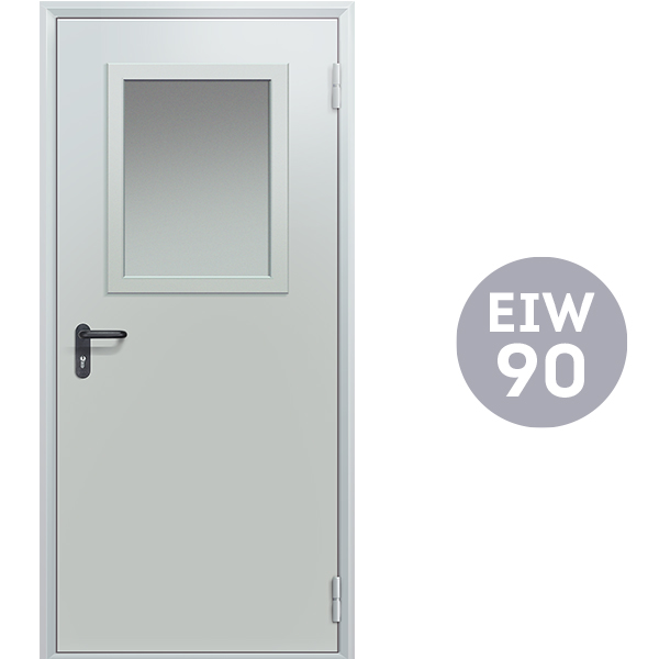 ДПМ-01 Противопожарная металлическая дверь EIW-90 однопольная